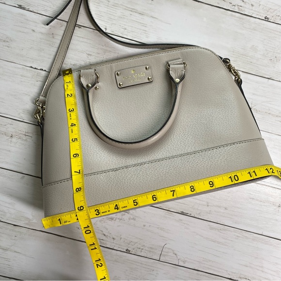 Kate Spade Bowling Satchel in Cream - Picture 4 of 11